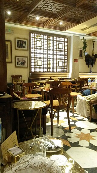 Orientalisches Kaffeehaus im Herzen Kairos