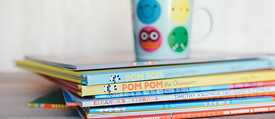 Ein Stapel Kinderbücher