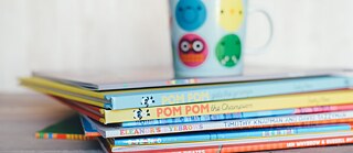 Ein Stapel Kinderbücher