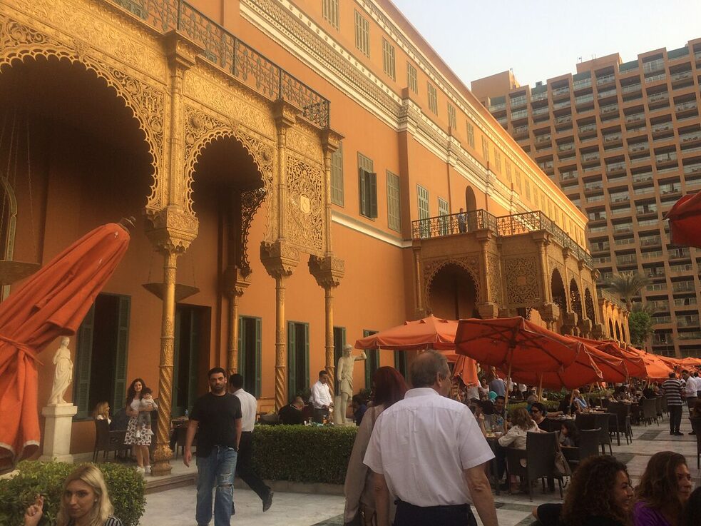 Terrasse im Marriott