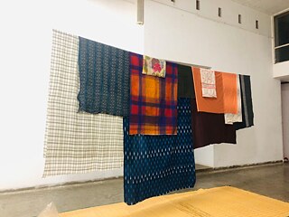 Using the gallery at 1 Shanthi Road as studio space 