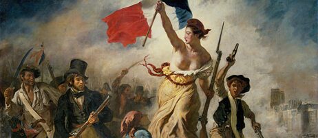 Die Marianne als Nationalfigur der französischen Republik führt ihr Volk an: „La Liberté guidant le peuple“ vom französischen Maler Eugène Delacroix aus dem Jahr 1830 ist im Louvre zu besichtigen.