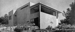 Villa von Lotte Cohn für den Arzt Dr. Theodor Zlocisti in Haifa, 1937.