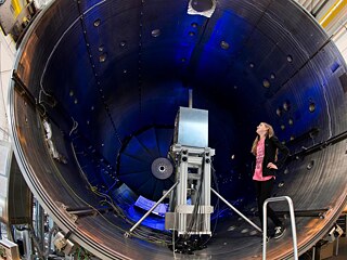 Simulationsanlage für Treibstrahlen