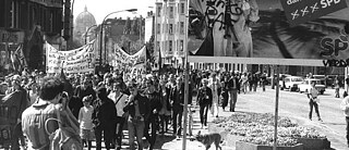 PRENZLAUER BERG, Demonstranten, Copyright DEFA-Stiftung, Frank Breßler