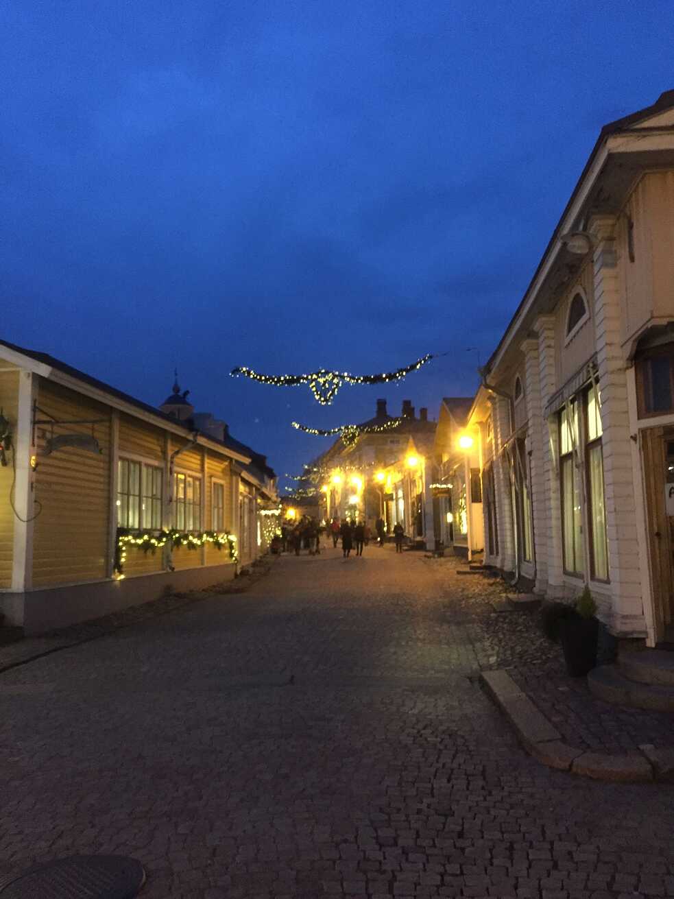 Porvoo bei Nacht