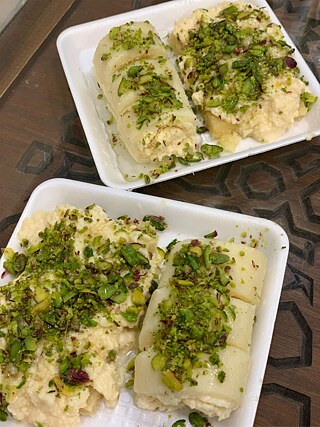 Das syrische Gebäck Halawat Dschibna