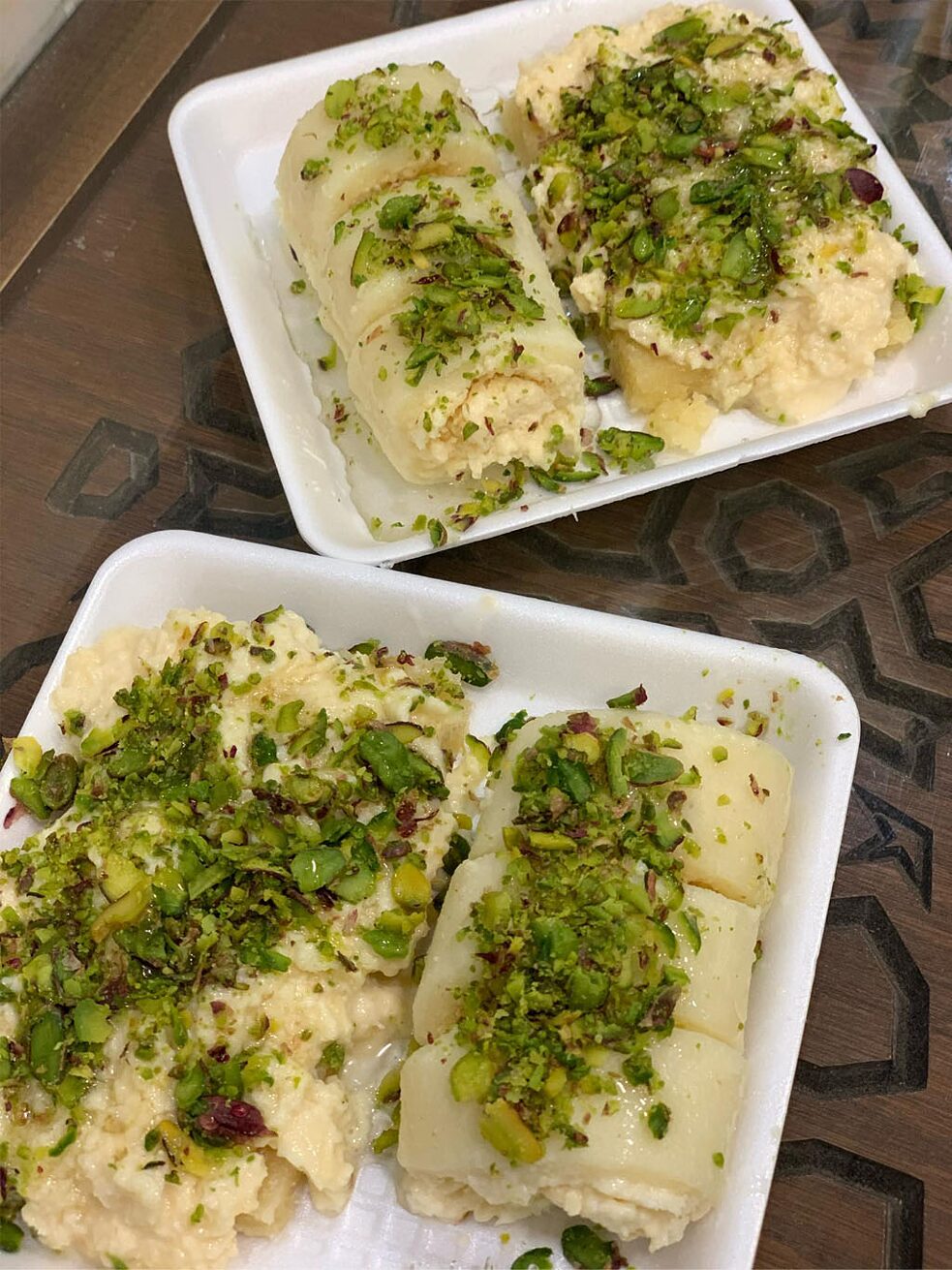 Das syrische Gebäck Halawat Dschibna