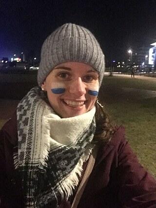 Ich beim Public Viewing