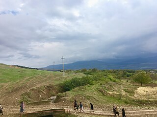 Auf dem Weg zur Klosterkirche
