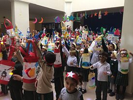 Laternenfest in der Green Valley School