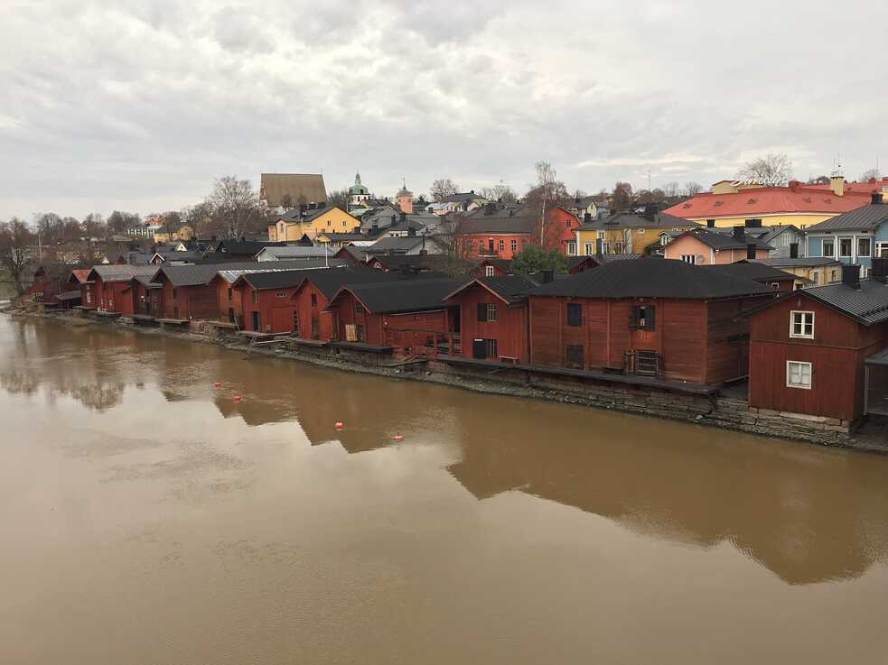 Rote Häuser