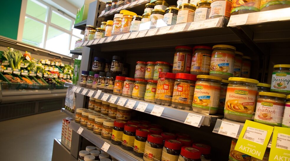 Eine Filiale von Veganz in Berlin