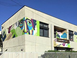 Vista del mural