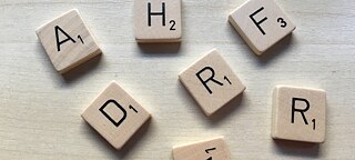 Fahrrad Scrabble Wortschatz