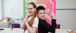 Workshop-Teilnehmer in Jaroslawl