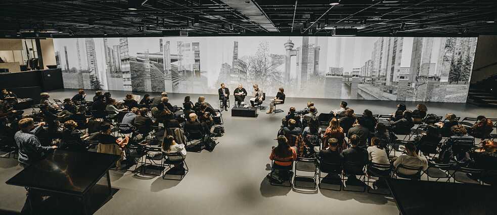 At the "Shared Cities" finale in Prague