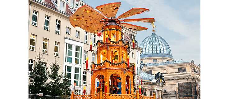 Weihnachtspyramide in Sachsen