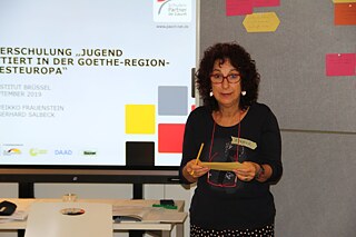 Die Schulungsteilnehmerin Adriana Sulli aus Triest