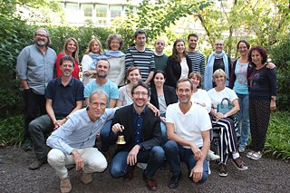 Foto di gruppo con i coordinatori PASCH di cinque Goethe-Institut