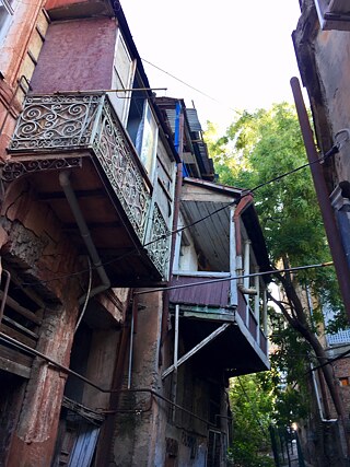 Häuser in Tbilisi