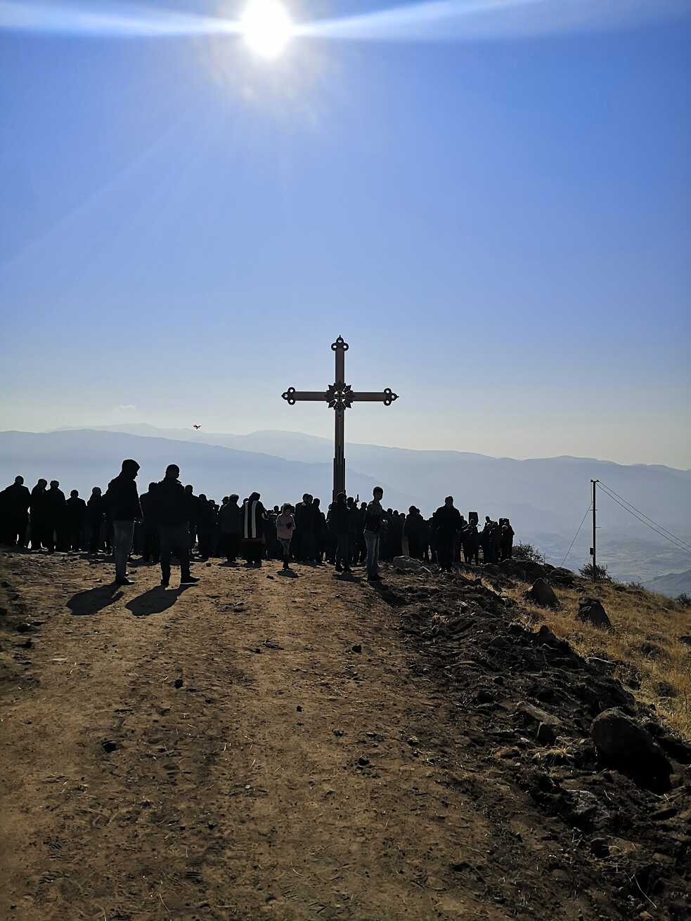 Kreuz am Gipfel