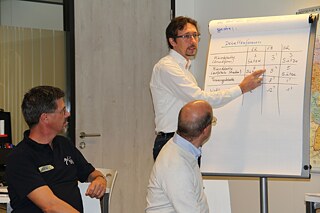 Seminarleiter Veikko Frauenstein