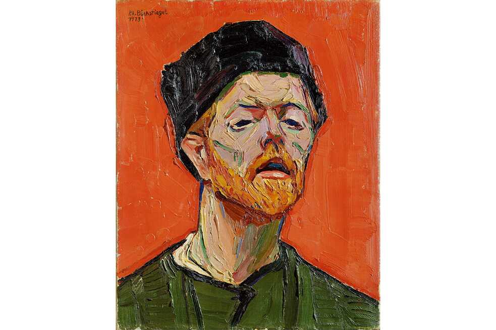 The exhibition documents how enthusiastically Van Gogh was received in Germany at the beginning of the twentieth century and shows a large number of works by German painters of the time. This includes Peter August Böckstiegel’s “Self-Portrait”.