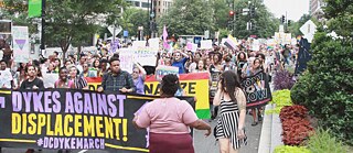 Die Spitze des Marsches