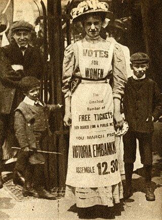 'The Suffragette Housemaid' 1908, (1933) | Suffragette-Kampagne für das Wahlrecht