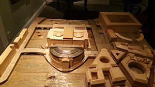 Miniatur des kompletten Gebäudes