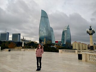 Flammentürme in Baku