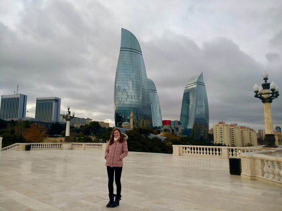 Flammentürme in Baku