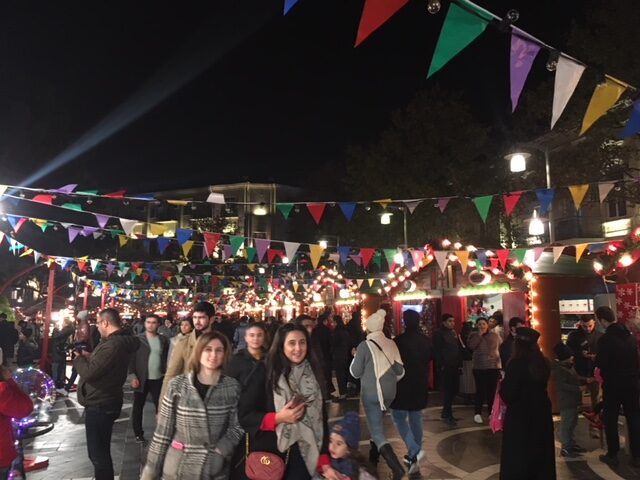 Weihnachtsmarkt in Baku