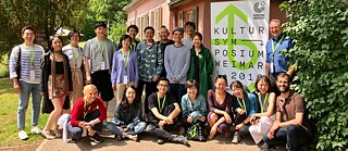 Besuchergruppe des Kultursymposiums Weimar