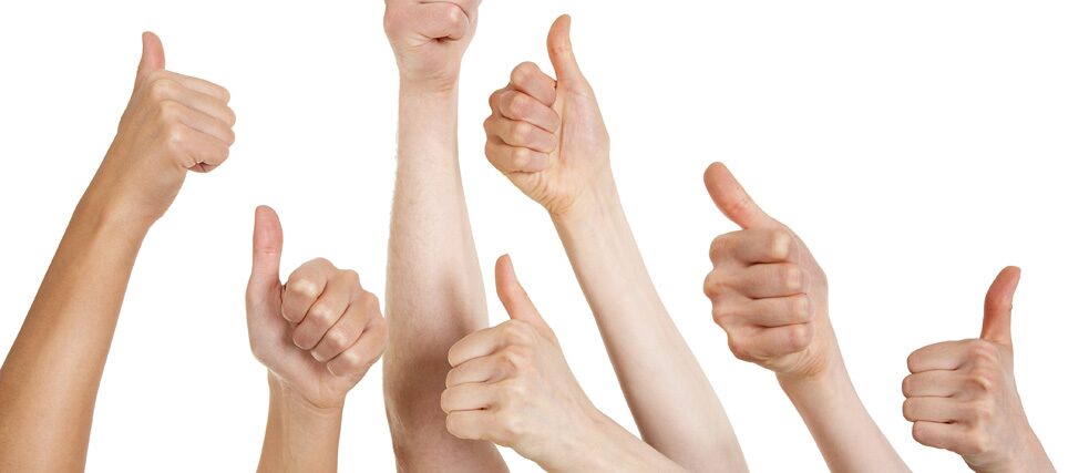 Daumen hoch Daumen hoch