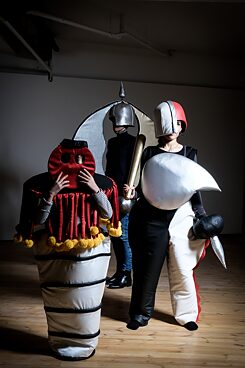 surreal costumes from the German Design School’s ballet performances