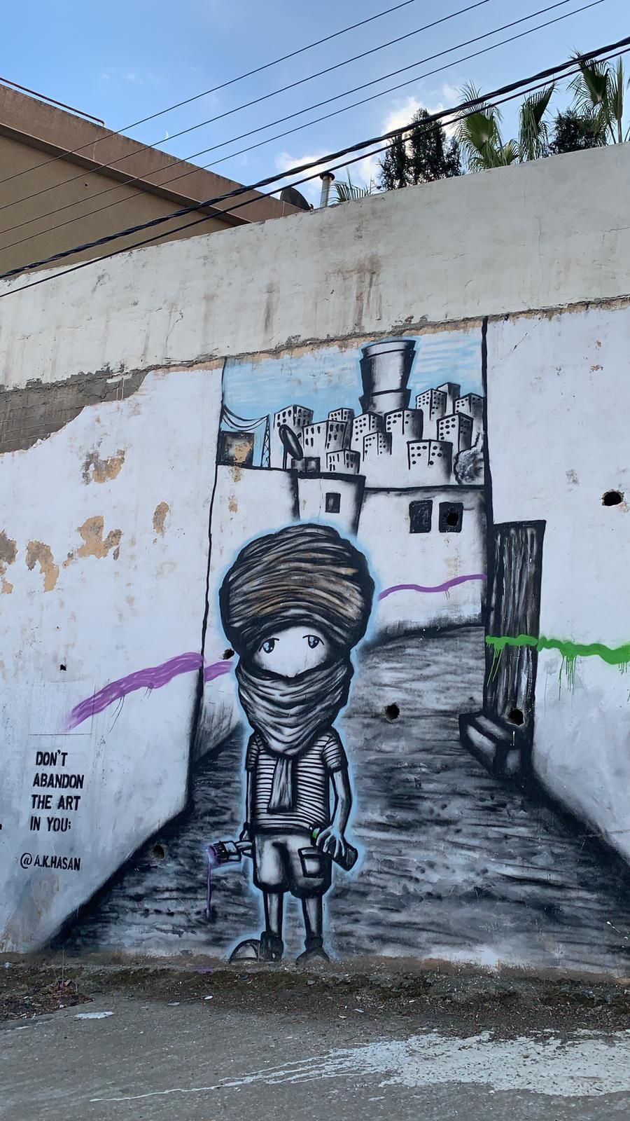 Graffiti in Al-Rabiah