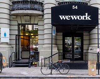 Das WeWork Bürogebäude in New York