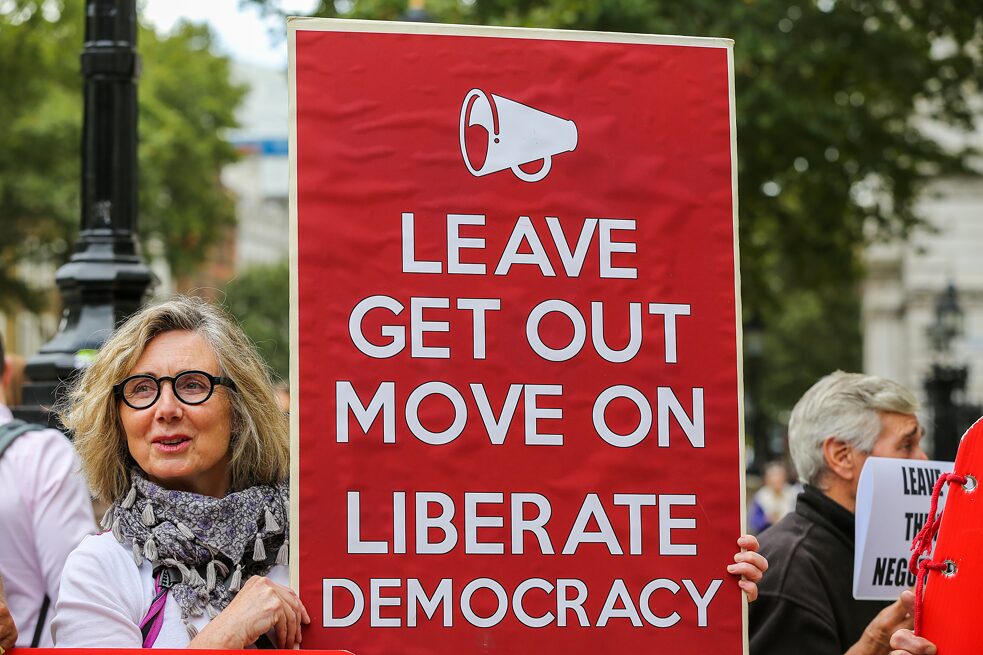 譴責歐盟不夠民主，也是英國贊成脫歐人士的理由之一。