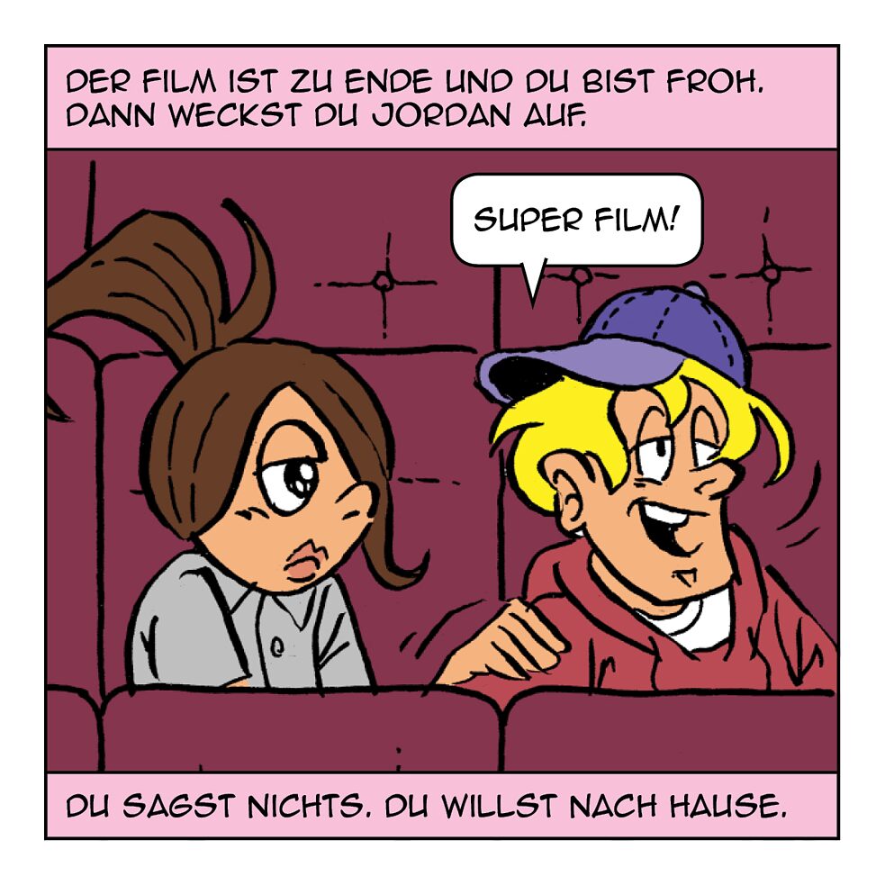 Der Film ist zu Ende und du bist froh.