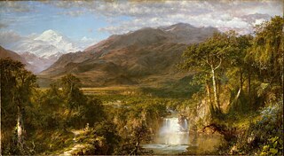 The Heart of the Andes (Trái tim của Andes) của Frederic Edwin Church (1826 - 1900), 1859, Bảo tàng Nghệ thuật Metropolitan, bộ sưu tập trực tuyến