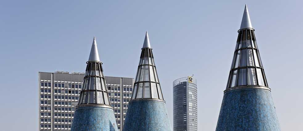Lichttürme der Kunst- und Ausstellungshalle der Bundesrepublik Deutschland. 