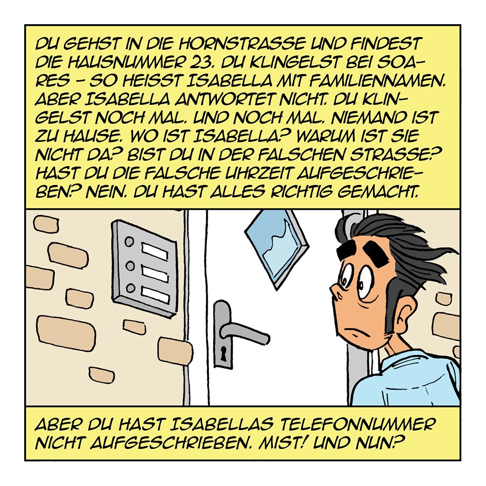 Du gehst in die Hornstraße