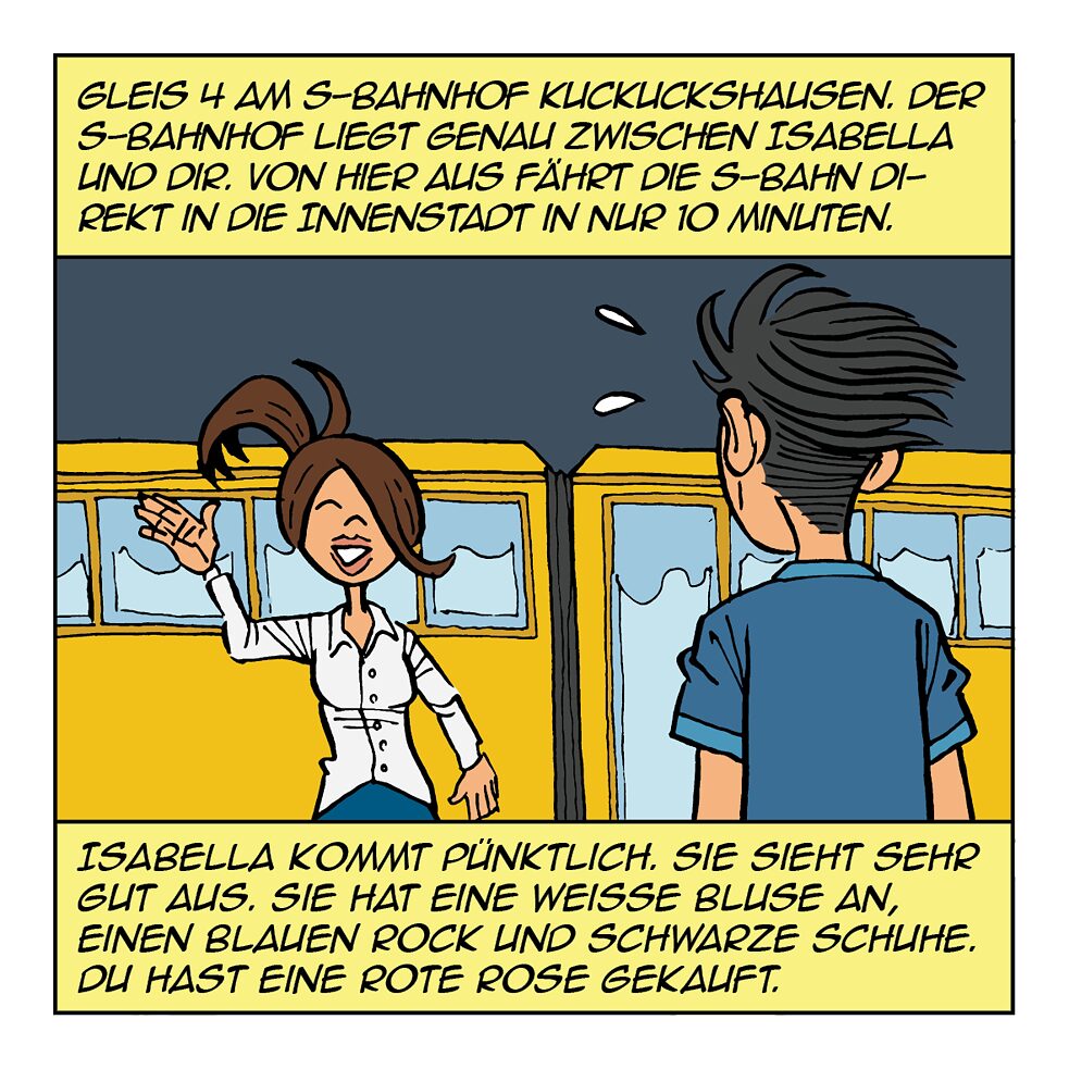 Gleis 4 am S-Bahnhof Kuckuckshausen