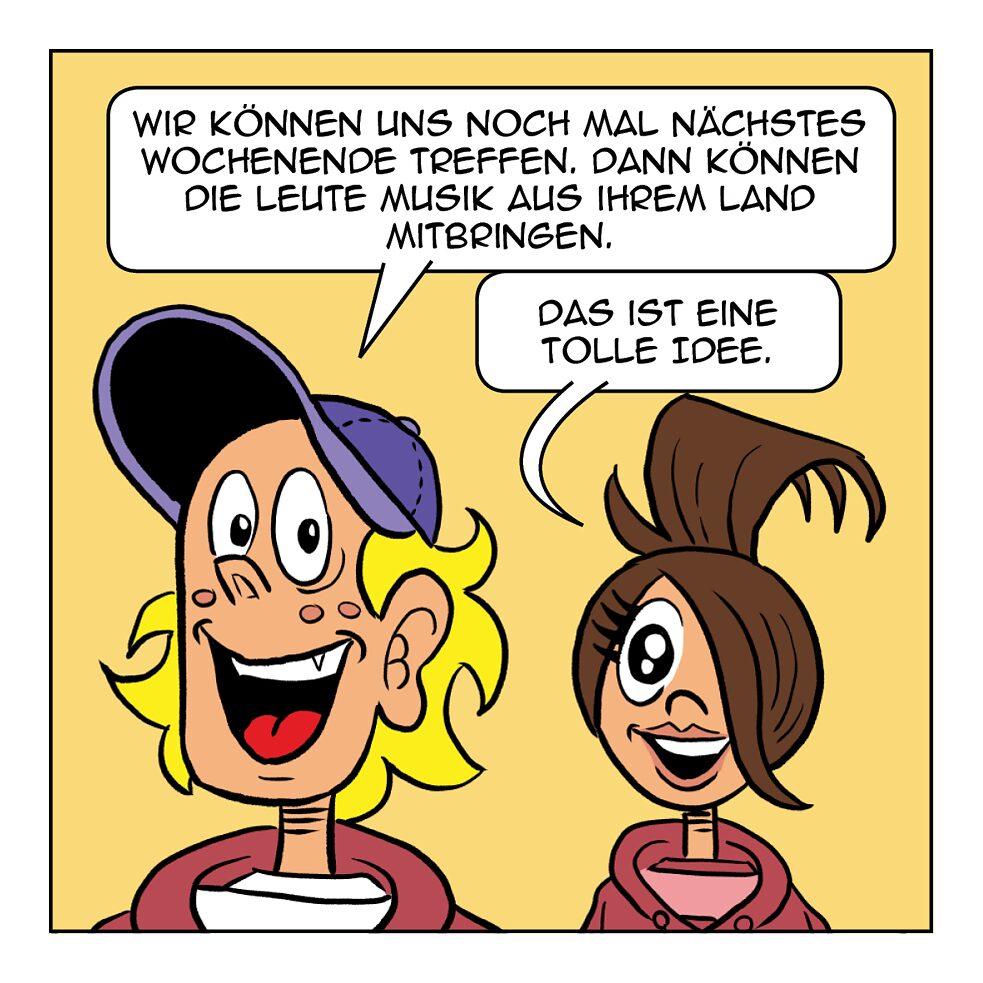 Wir können uns noch mal nächstes Wochenende treffen