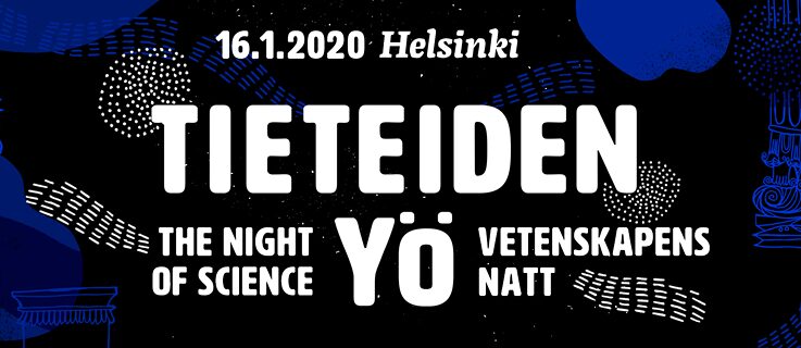 Helsingin Tieteiden yön 2020 logo.