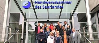 Studienreise Berufsschulsystem Saarland - Handelskammer &copy; © Goethe-Institut Nancy | Foto: Jan Rolier Studienreise Berufsschulsystem Saarland - Handelskammer