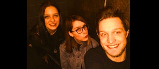 Goethes Pfadfinder in Berghain (Autorin Barbora Benešová links im Bild)