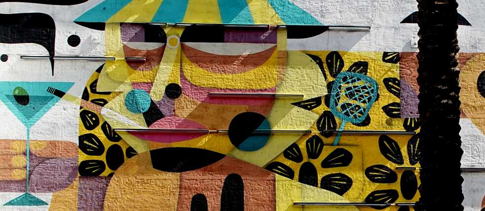 Las Vegas Mural: Hunter S. Thompson von Ruben Sanchez